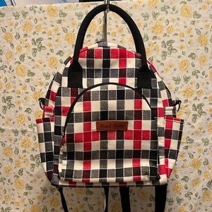 Hand Made Checkered Backpack